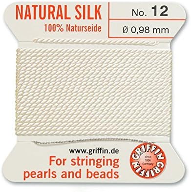 Griffin Bead Cord Silk White #12