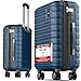 Travely Premium Handgepäck Koffer 55x40x20cm - passend für Ryanair, Lufthansa, Eurowings und co. I 36L Handgepäck Koffer mit sanften Rollen und praktischem TSA Schloss, Reisekoffer