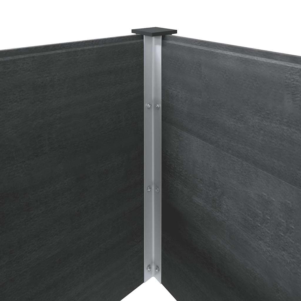 Jardinera para jardín, 200 x 50 x 91 cm, WPC, gris, duradero, para hierbas y flores, resistente a la intemperie, resistente a las heladas, con almacenamiento de agua, adecuado para balcón