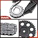 A-Premium Engine Timing Chain Kit W/Tensioner & Sprocket & Guide [OHV, V6 4.0L] Compatible with ford Aerostar 1995-1997, Explorer Ranger 1995-2000 & Mazda B4000 97-00