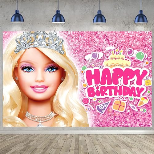 JAHEMU Fondo de Fotografía Princesa y Telón de Fondo para Fiesta de Cumpleaños de Niños