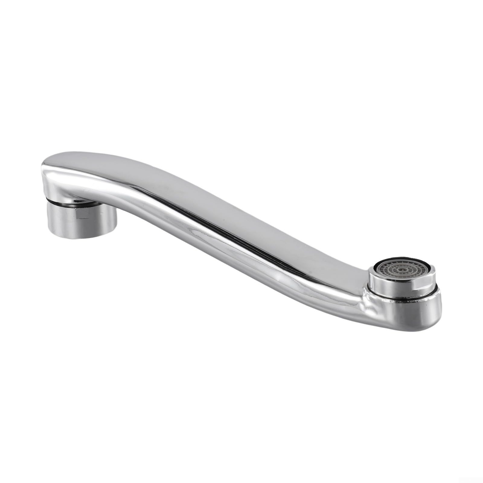 Connettore estensore per rubinetto in acciaio inossidabile, connettore di prolunga per rubinetto da cucina e bagno, parti di ricambio per riparazione rubinetto a parete (18 cm)
