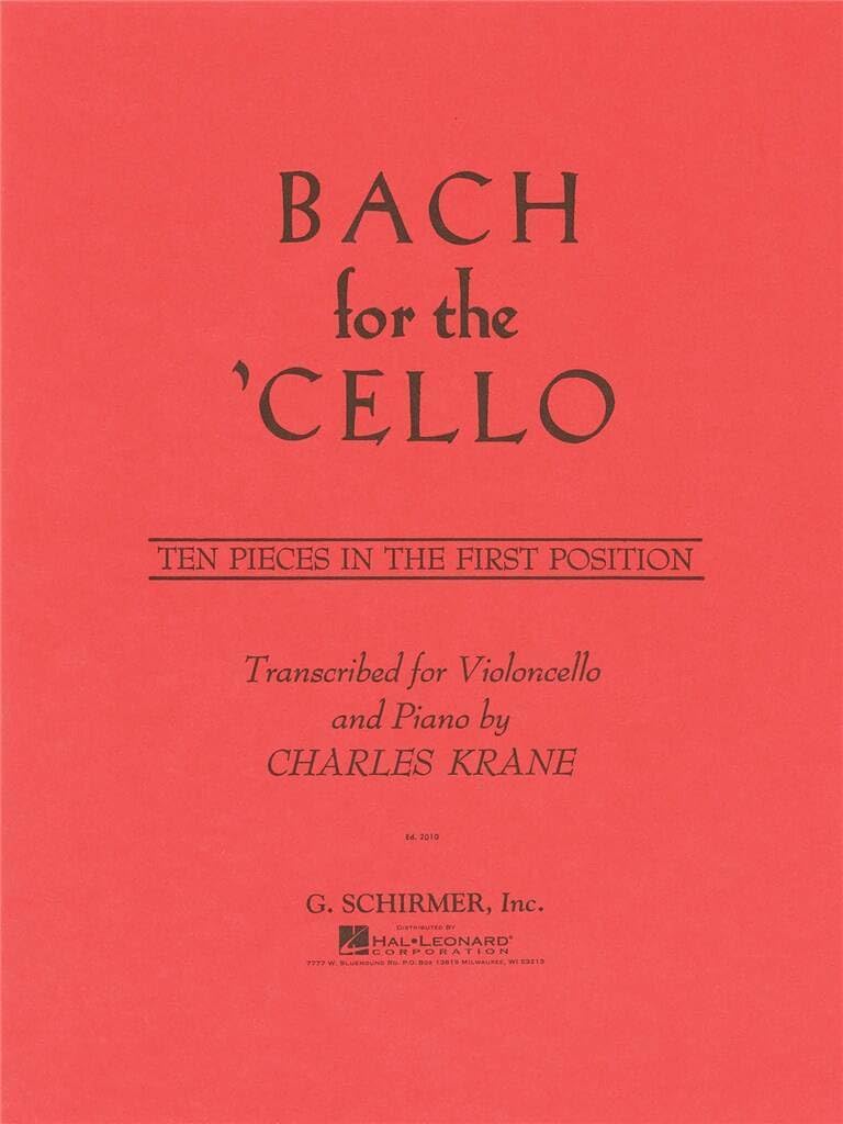 Bach for the Cello: Method