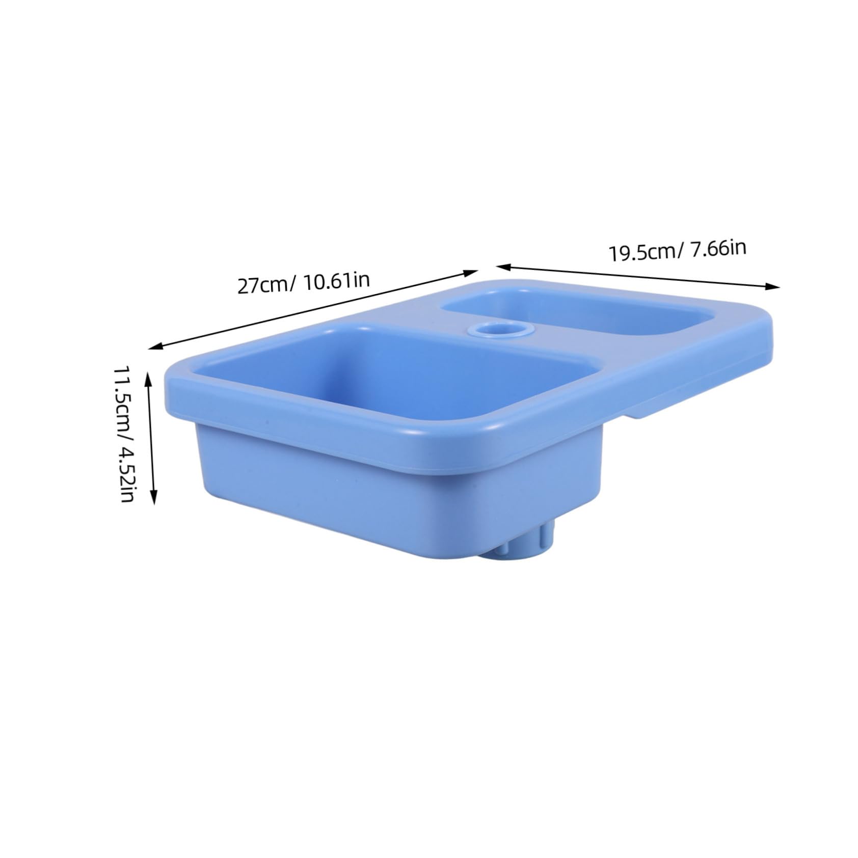 OSOLADY Pole Tray Medical Product Holder Detachable Drip Stand Plate Hospital Tray Drip Stand Tray Stand Holder Tray Drip Stand Storage Tray Plastic Blue
