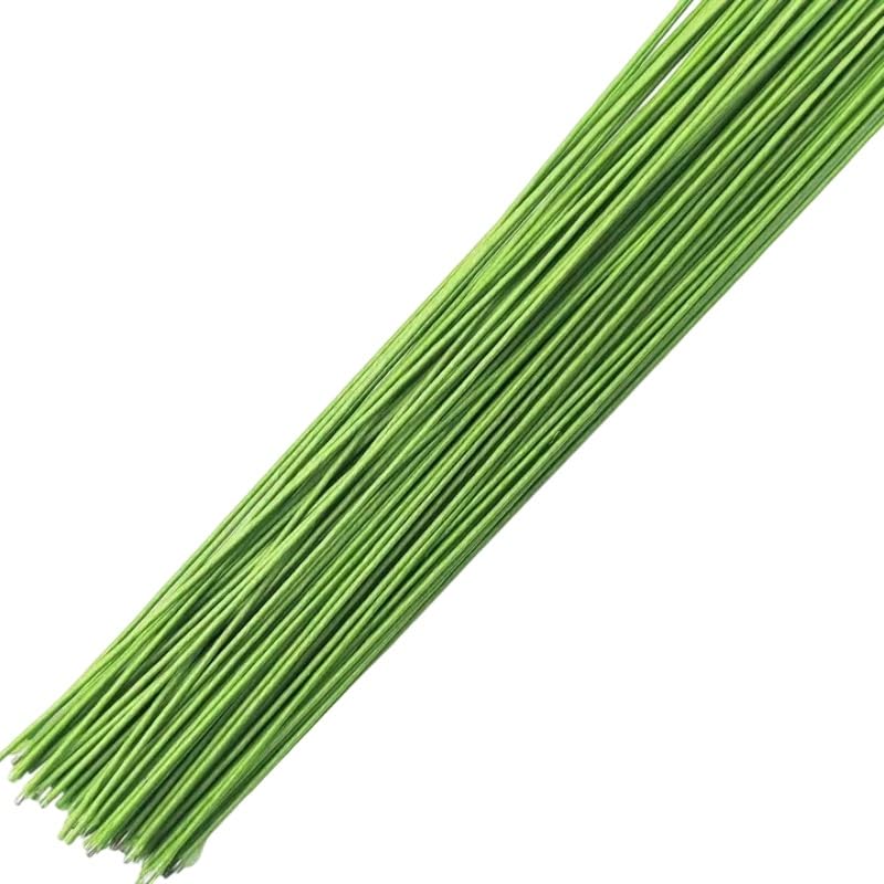 Alambre floral flexible de hierro cubierto para modelar ramitas de flores artificiales