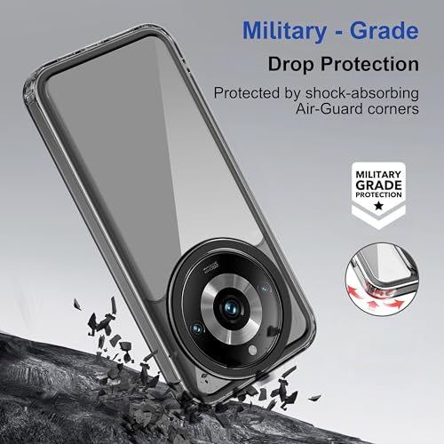 Image of amazon basics Back Case Cover for Realme Narzo 60 Pro 5G (TPU + PC Translucent Black)