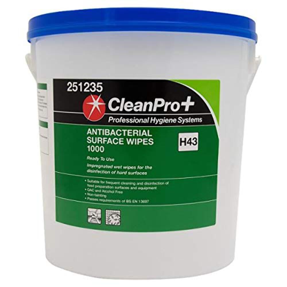 Pro Clean CleanPro+ Antibacterial Surface Wipes 1000