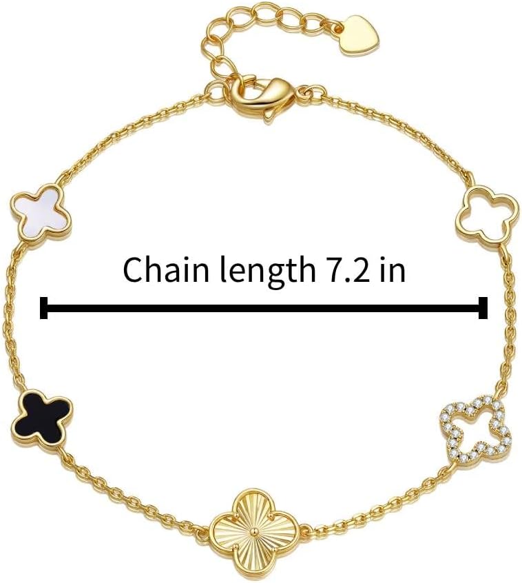 Faux Van Cleef Bracelet – Elegant Womens Gold Bracelets for Timeless Everyday Style