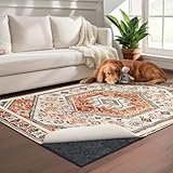 100% Waterproof Rug pad, 5x7 ft Area Rug Non-Slip Rug Pads, 1/4