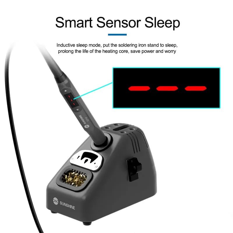 Wiring Connecting Terminals - Electricity Soldering Iron Sunshine S210 110W High Power Smart Portable Soldering Iron 2 Seconds Fast Heating - (Color: S210 with 3Tip)