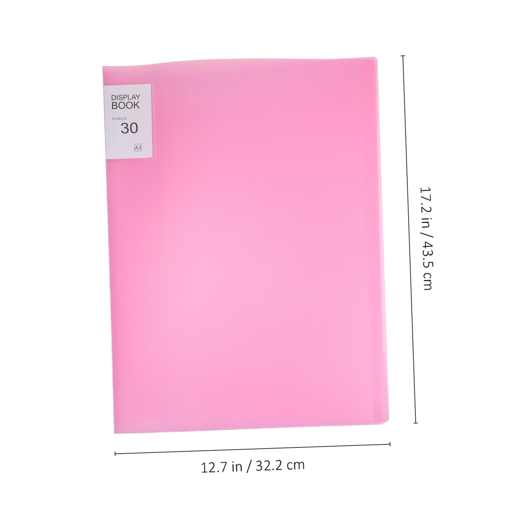 GRIRIW Display Book for Artwork Art Portfolio Case Secure Binding Round Corners for Easy Handling