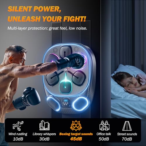 Image of 2025 Music Boxing Training Machine for Adults Fitness Equipment Durable Dummy Punching Bag Boxing Machine - Large