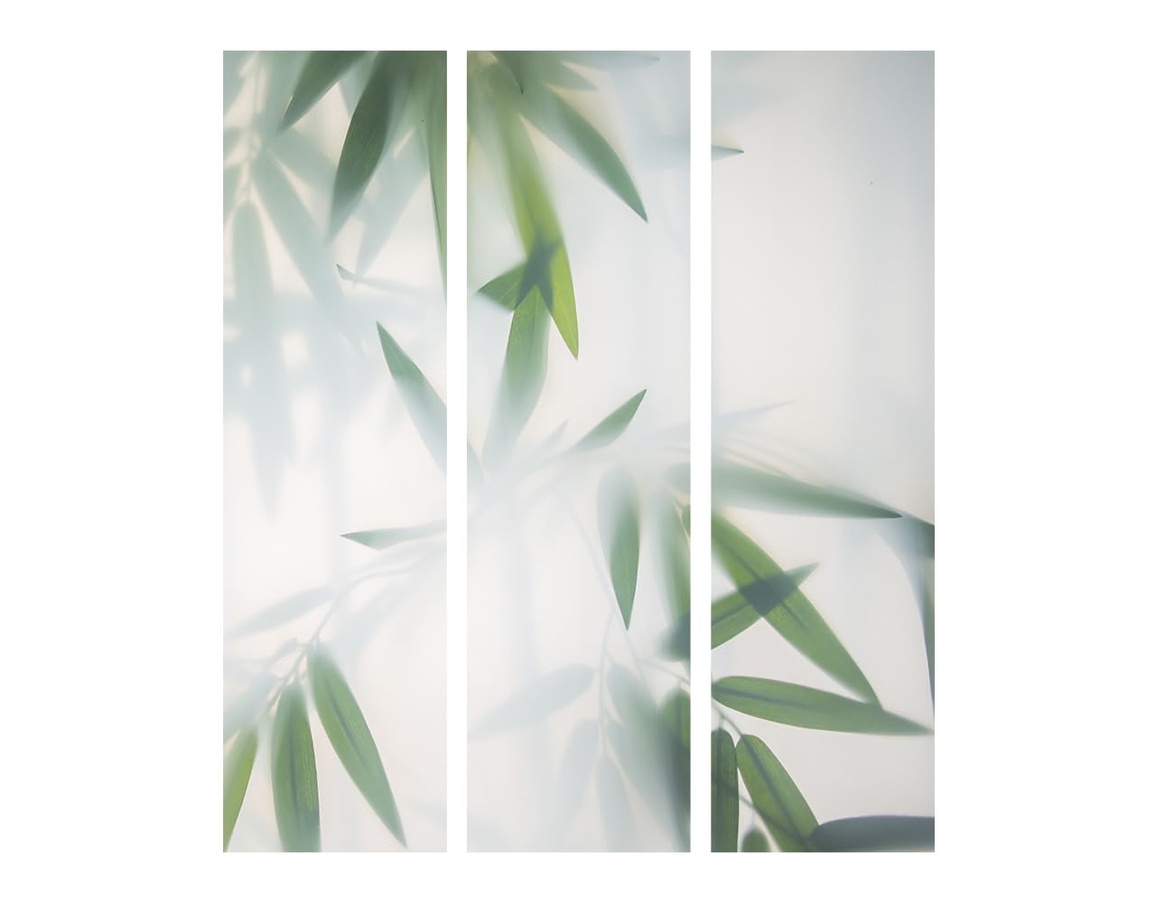 murando - Paravento da Interno 135x172 cm XXL Bambù verde Natura Zen Spa 3 Pannelli Divisori Stampa Unilaterale su Tela in TNT Separe Divisorio per Ambienti Ufficio Paraventi Decorazioni Legno