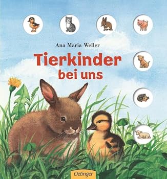 Board book Tierkinder bei uns [German] Book
