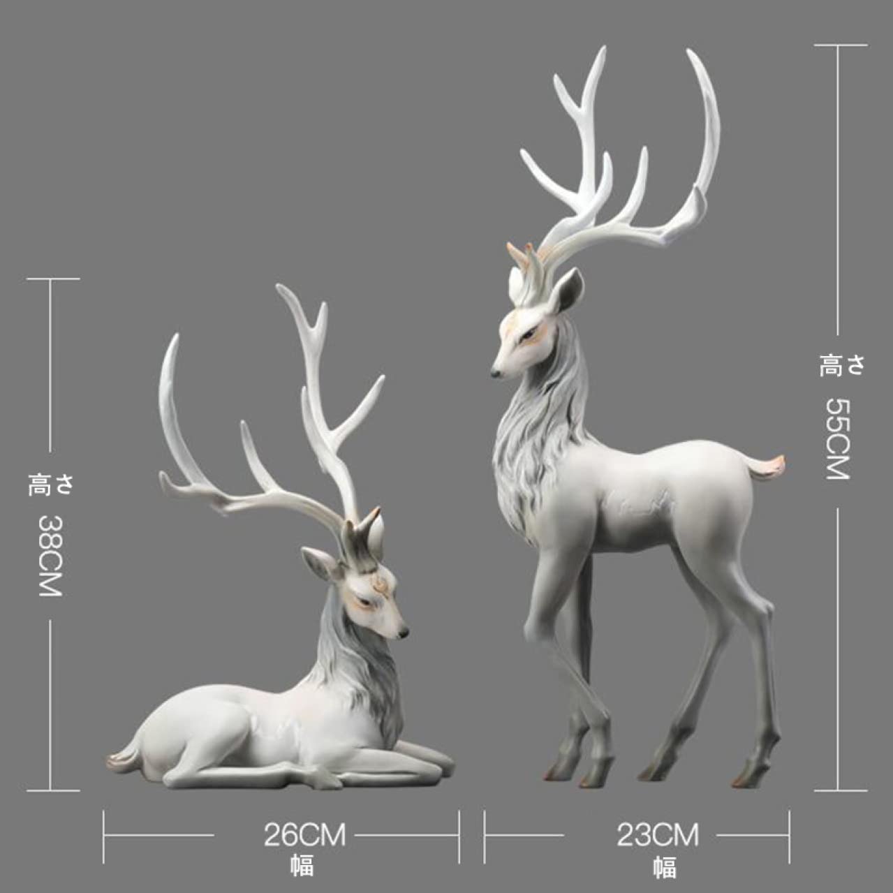 Amazon.co.jp: 動物のオブジェ 動物の置物 北欧の芸術品 タイプ 