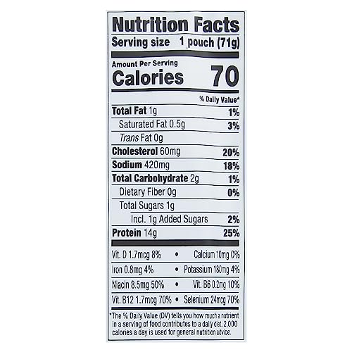 Bumble Bee Jalapeño Seasoned Tuna, 2.5 Oz Pouches (Pack Of 12) - Ready To Eat - Wild Caught Tuna Pouch - 14G Protein Per Serving - Gluten Free #TOP5