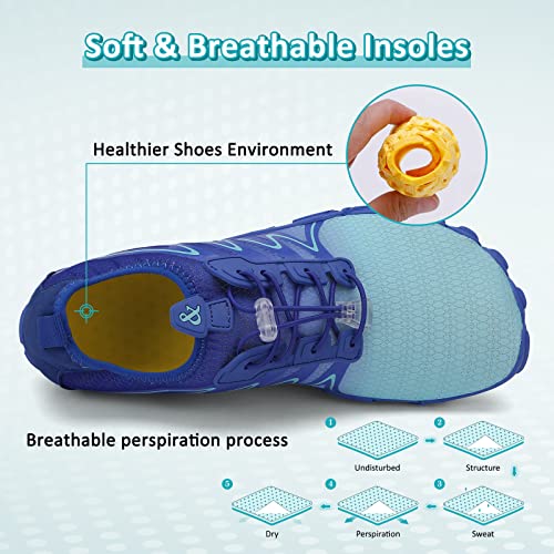 Image of ziitop Water Shoes for Men Women Beach Barefoot Swim Rock Climbing Pool Shoes Socks, Anti-Slip Breathable Quick Dry Lightweight Slip-on, Outdoor Sport Hiking Walking Boating Fishing Diving Surfing