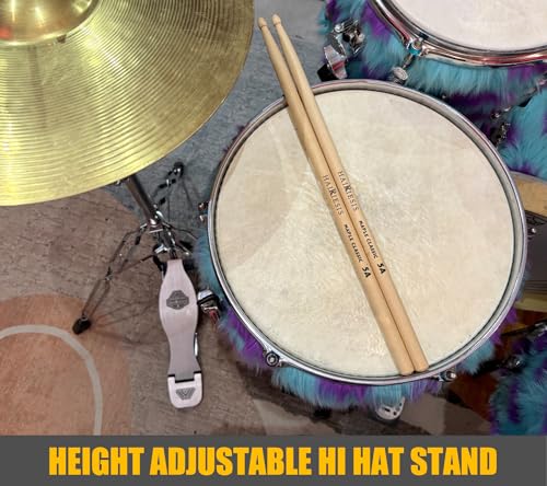 Hi-Hat-Ständer Hairiesis für Becken mit verstellbarer Höhe