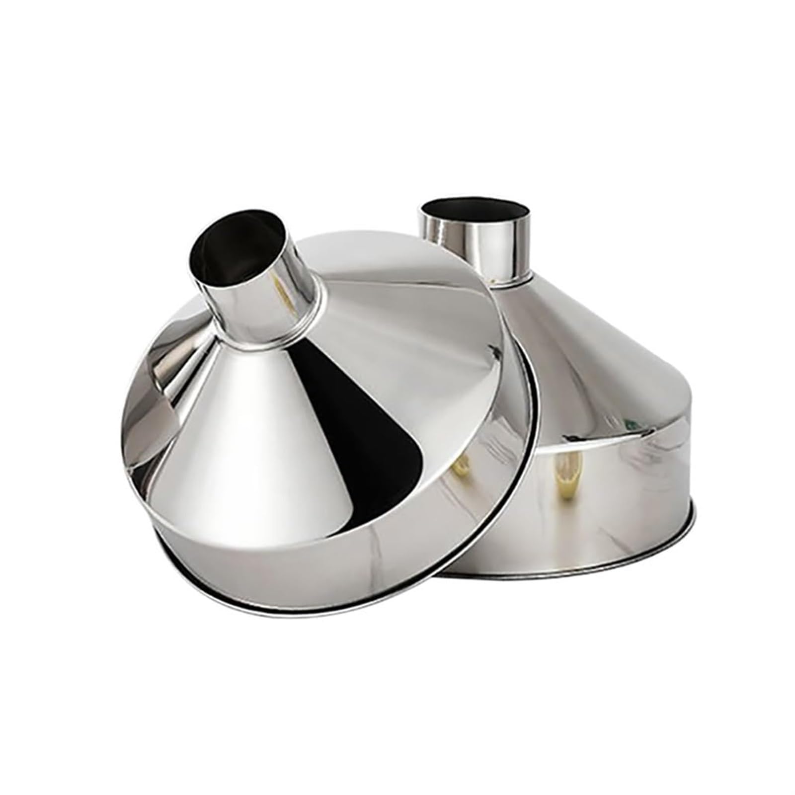 Imbuto for funghi, grande imbuto in acciaio inossidabile Imbuti da cucina in acciaio inossidabile for olio da cucina Trasmissione di liquidi, polvere, imbuti in metallo for uso alimentare 28 cm(28/7cm