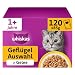 WHISKAS Nassfutter in Gelee für Katzen 120 x 85g Geflügel Auswahl