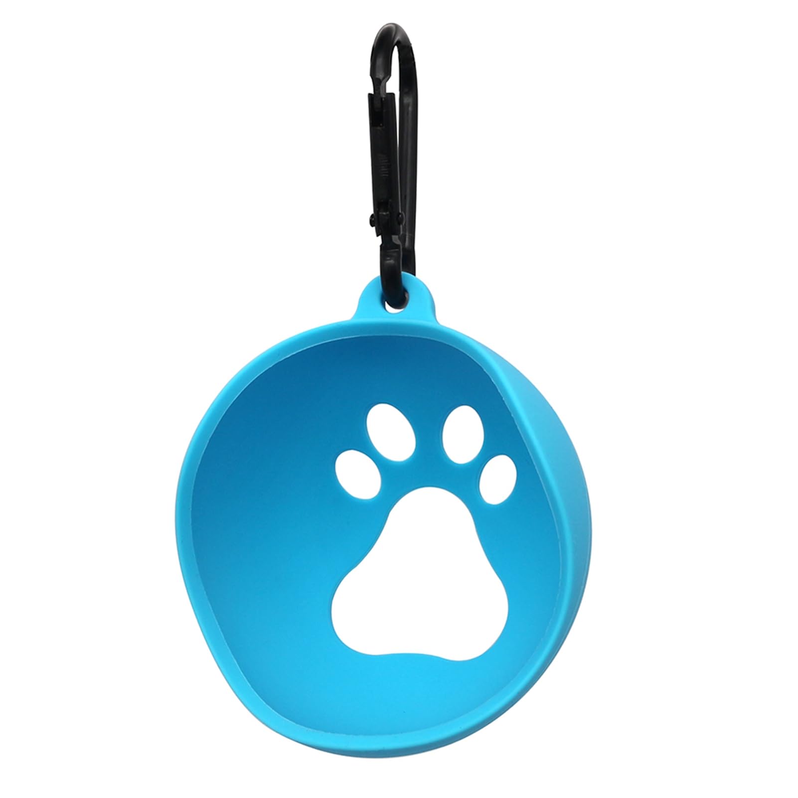 ulafbwur Soft Touch Pet Ball Holder Convenient Pet Ball Storage Paw Print Design Long Lifespan Soft Texture Dog Ball Holder Tennis Ball Holder for Pets Sky Blue
