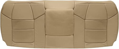 2001 para Ford F450 F550 Lariat - Funda de asiento de cuero perforado para asiento trasero