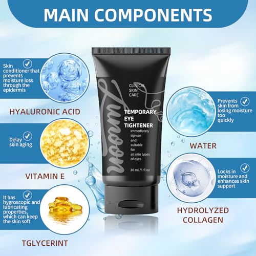 Allony Instant Eye Cream Tightener, Eye Tightening Cream Instant, Tightening Eye Cream, Eye Wrinkle Cream Iinstant Results, 30ml*2 - Image 7