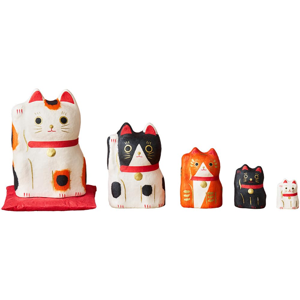 Glückskatze Matroschka Decor 13,2 cm Nesting Dolls Good Luck Charm 13109-Z-US