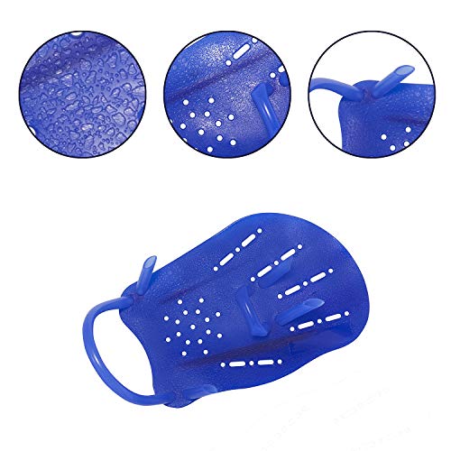 image for LoyaKuu Swim Paddles for Women and Men - Tech Swim Training Hand Paddl
