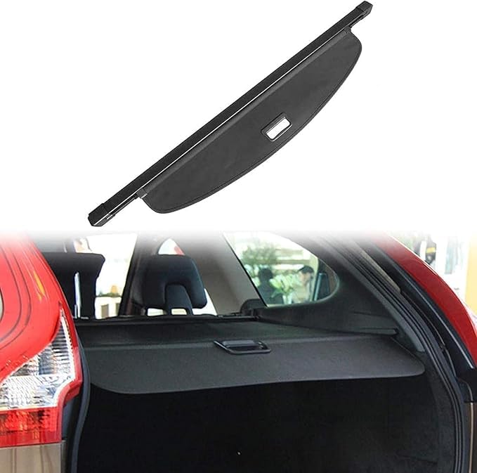Cortina de maletero para Volvo XC60 2010-2017: accesorio interior protector y fácil de instalar