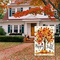 AVOIN colorlife Fall Garden Flag 12x18 Inch Double Sided Outside — image 4