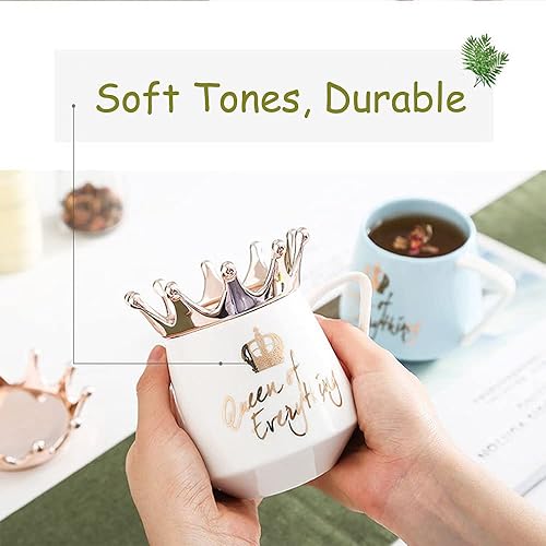 Miniatura 3 de Taza rosa taza de café rosa tazas de café para café, té, tazas de café o té de cerámica, regalos de cumpleaños para mujeres, ideas divertidas de
