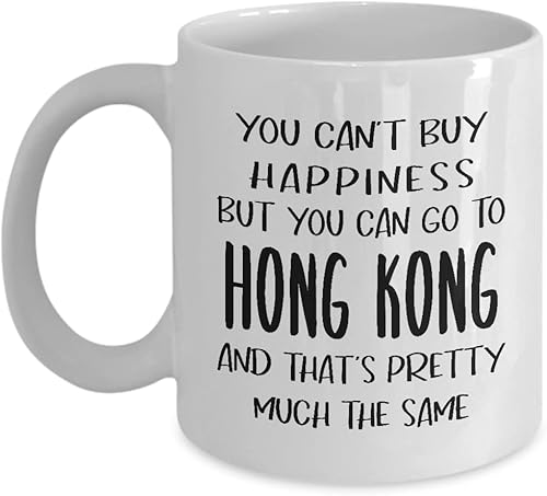 Hong Kong Coffee Mug Tea Cup - 11oz Novelty - Hongkongese Tourist Travel Country Adventure Vacation Hong Kongese Hongkonger Abroad Vacay Funny Cute
