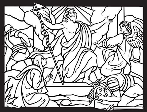 The Life of Jesus Stained Glass Coloring Book (Dover Classic Stories Coloring Book) - Image 8