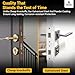 Armor Concepts Door Armor MAX Single Door Security Kit, Door Reinforcement Set for Jamb, Frame & Hinges, 5-Piece Door Lock Security, 30-Min Installation, Corrosion Proof, White