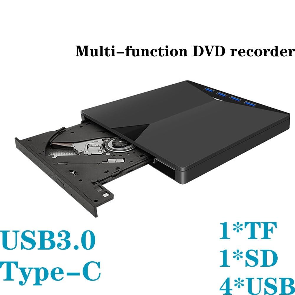 Lecteur DVD Externe Enregistreur de CD Portable USB3.0/Type-C
