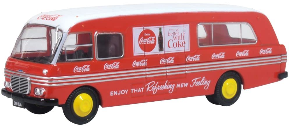 Oxford Diecast 76BMC005CC BMC Mobile Unit Coca Cola