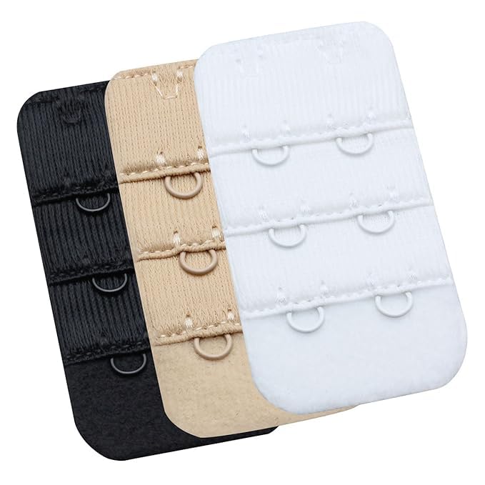 Lady's Bra Extender Bra Band Breathing room 3pcs-Pack with Multi-size Optional (2 Hook 1/2 Inch Spacing)-picture-27