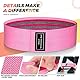 RenoJ Widerstandsbänder, Fitnessband Bootyband, 3 Set Resistance Bands Pull Up, Pilates Stoffbänder für Workout, Yoga, Training, Fitnessstudio, Zuhause