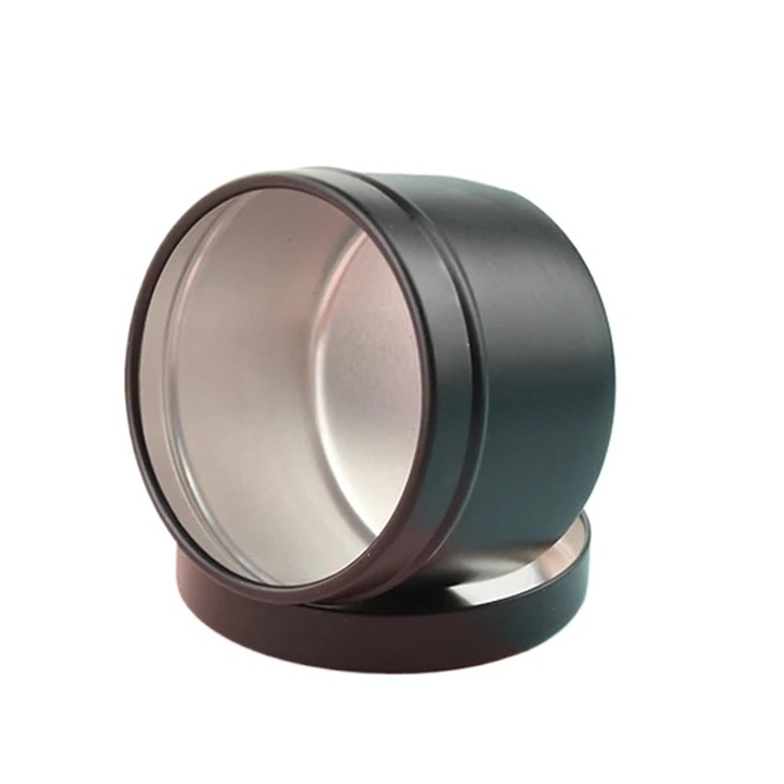 Candle Jars, Empty Aluminum Round Tin Candle Jars 50ml Multicolor 20/60/80/100pcs With Lids(Black,20pcs)