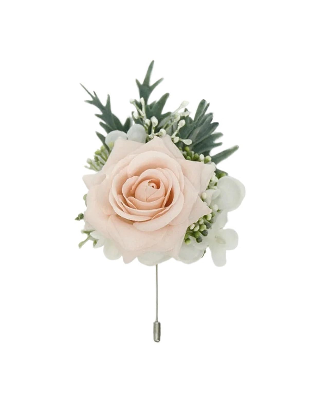 Fiori all'Occhiello Boutonniere Rosa for Uomo Sposo Classico Corsage Matrimonio Fiore Artificiale Decorazione Fiori di Seta