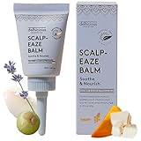 Delhicious Dry Itchy Scalp Treatment Moisturiser Balm - Amla Hair Oil, Shea Butter & Mango Butter - Scalp-Eaze - Psoriasis Scalp Treatment, Dry Scalp Serum - SLS Free, Natural, Vegan, Ayurveda - 65ml