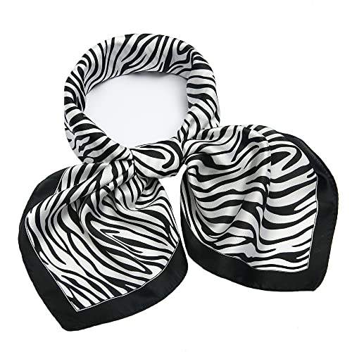 27 inch Silk Feeling Scarf Square Hair Scarves Satin Head Scarf Fashion Neck Scarfs for Women