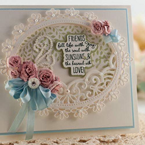 Fustelle per scrapbooking fai da te stampo ovale