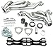 JBA 1830S-6JS 1-5/8" Shorty Stainless Steel Silver Ceramic Exhaust Header for GM Truck 5.0/5.7L
