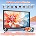 OSHPRO 19 inch Small TV for Kitchen Bedroom RV with DVD Player Build in ATSC Turner HDMI, USB,Non-Smart TV or Monitor for Home (191TV1-2)