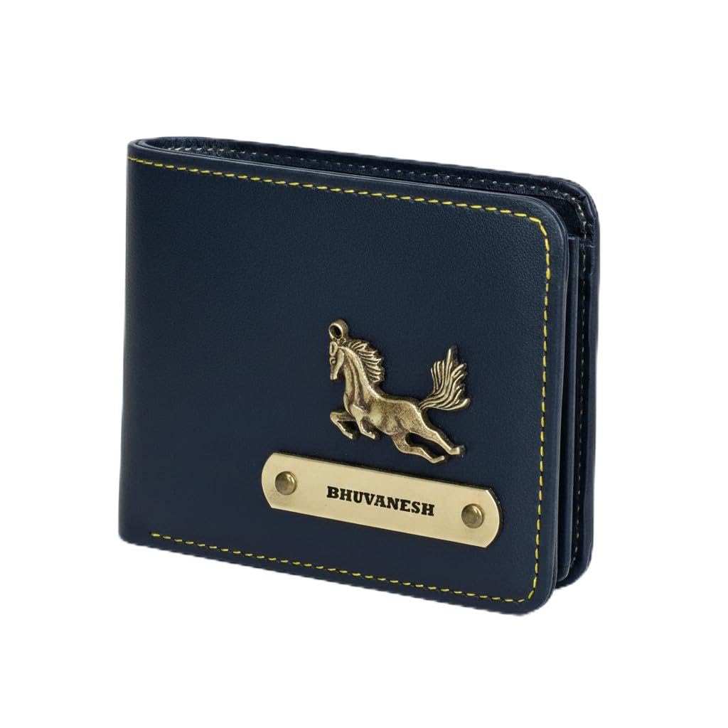 Men’s Vegan Leather Wallet | Custom Name Design | Sleek Everyday Essential | Customised Purse | Personalised Gifts for Man