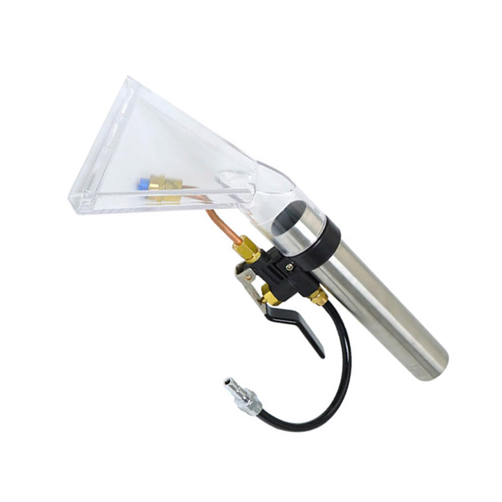 Transparent Suction Head Scrub Head Nozzle Upholstery Nozzle Vacuum Attachment High Temperature Spray Vacuum Cleaner