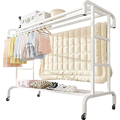 Armario Abierto Perchero De Pie Burro Resistente Lacado Metal Y