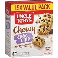 Uncle Tobys Chewy Choc Chip Value Pack 15 Bars